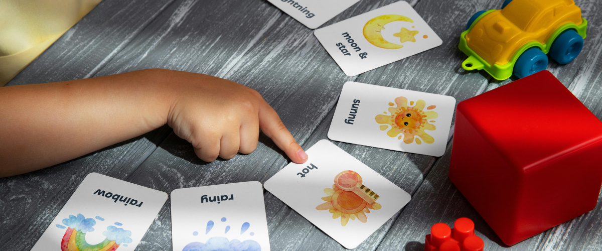 Flashcards making the early learning interesting and engaging