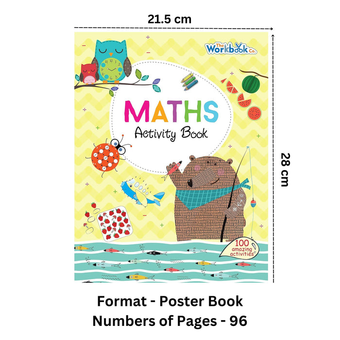Activity Book Design Math Maths - Activity Book - Paperback — pegasusforkids