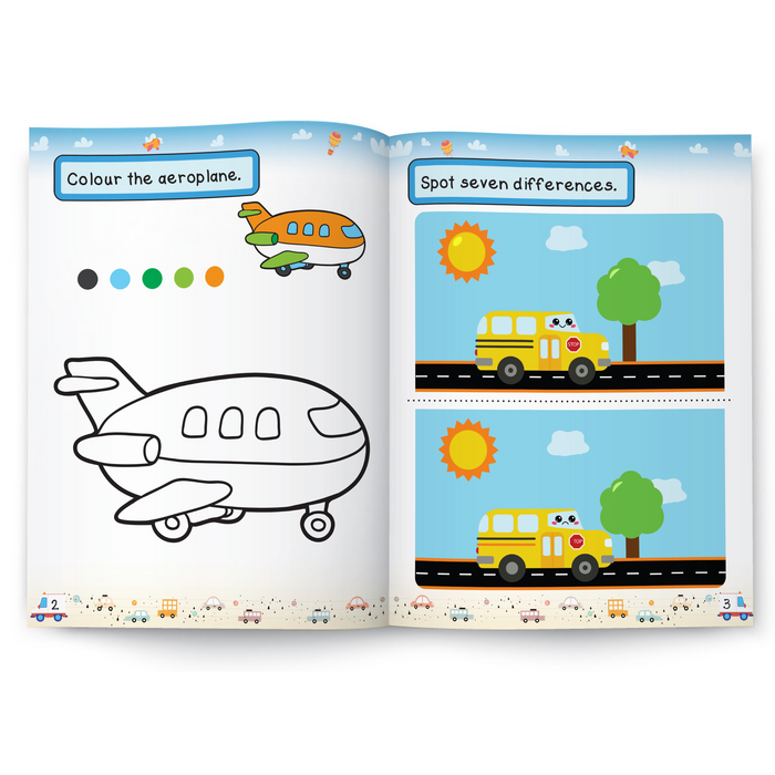 Pegasus Activity Book : Vehicles