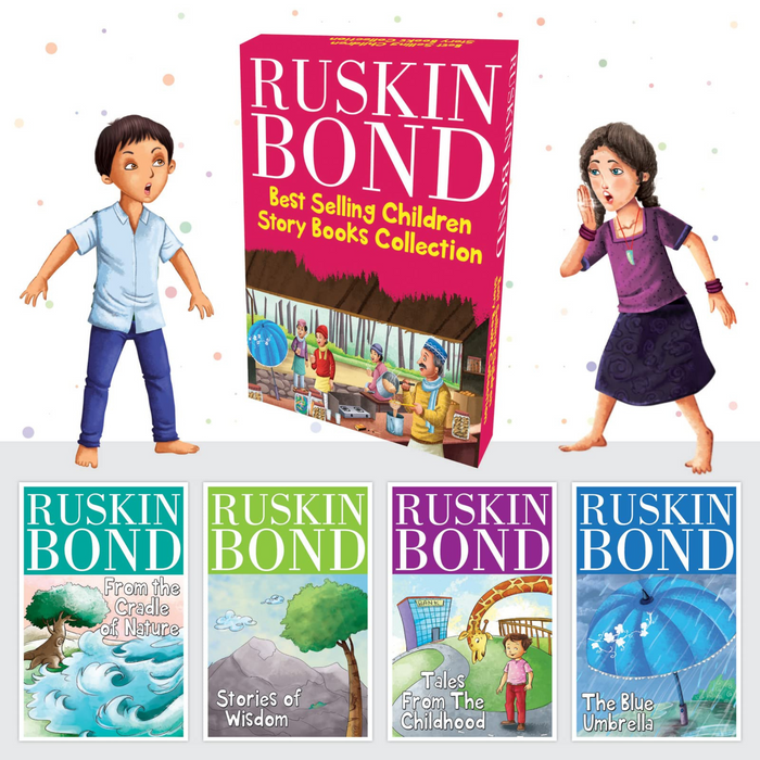 Ruskin Bond Short Stories - Set of 4 Bestselling Children Story Books