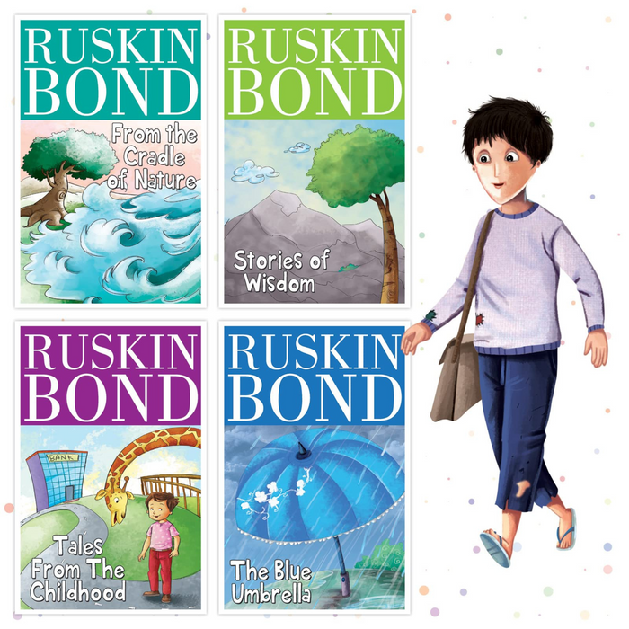 Ruskin Bond Short Stories - Set of 4 Bestselling Children Story Books