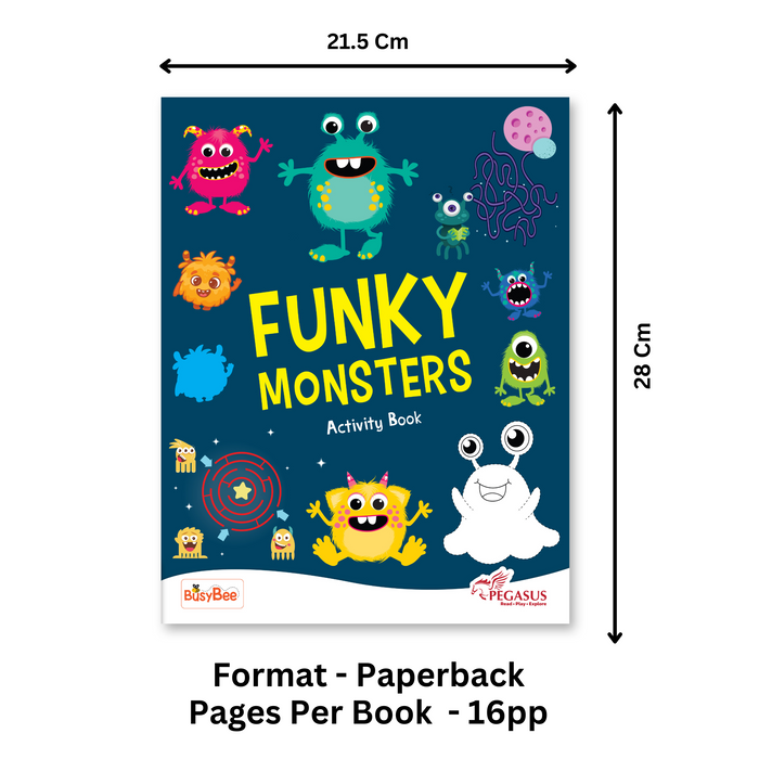 Pegasus Activity Book : Funky Monsters