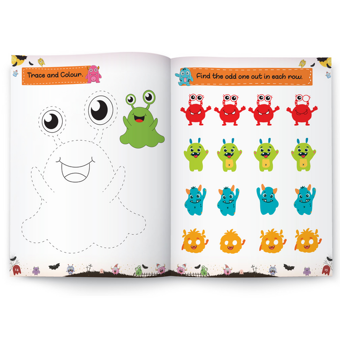 Pegasus Activity Book : Funky Monsters