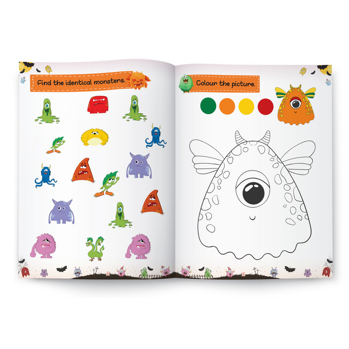 Pegasus Activity Book : Funky Monsters