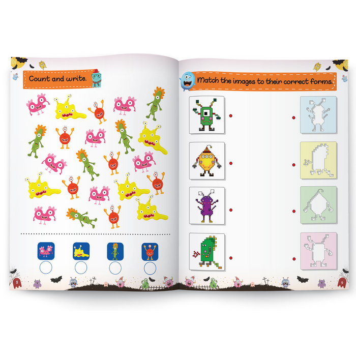 Pegasus Activity Book : Funky Monsters