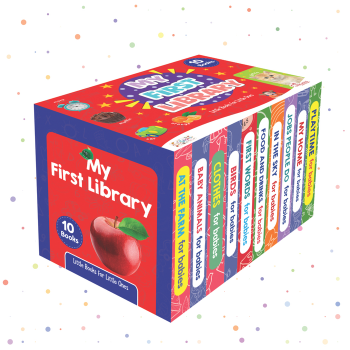 My First Library Box  - Set of 10 Board Books