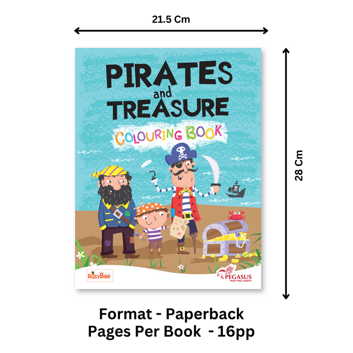 Colouring Books - Pirates and Treasure