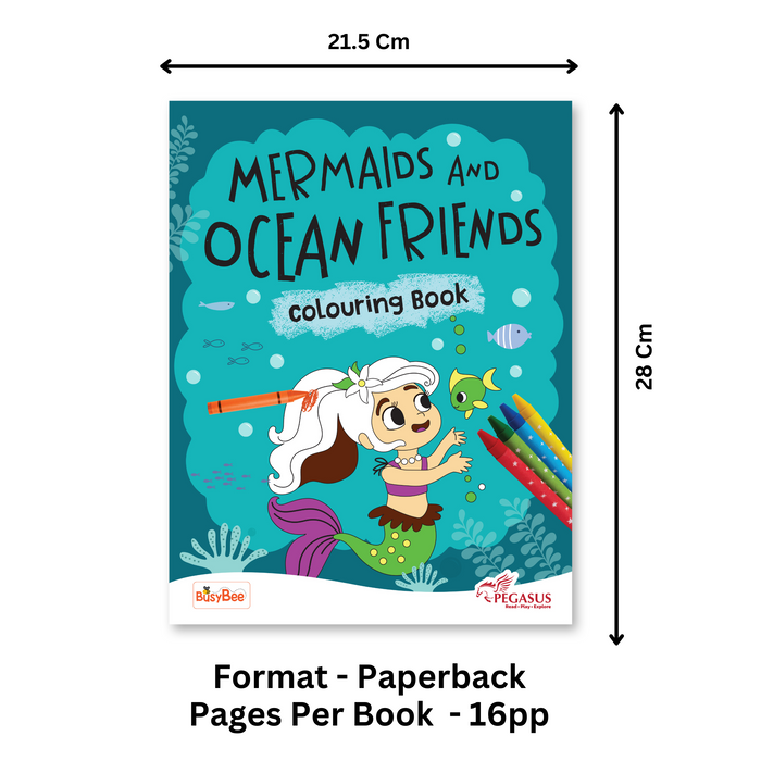 Colouring Books - Mermaids and Ocean Friends