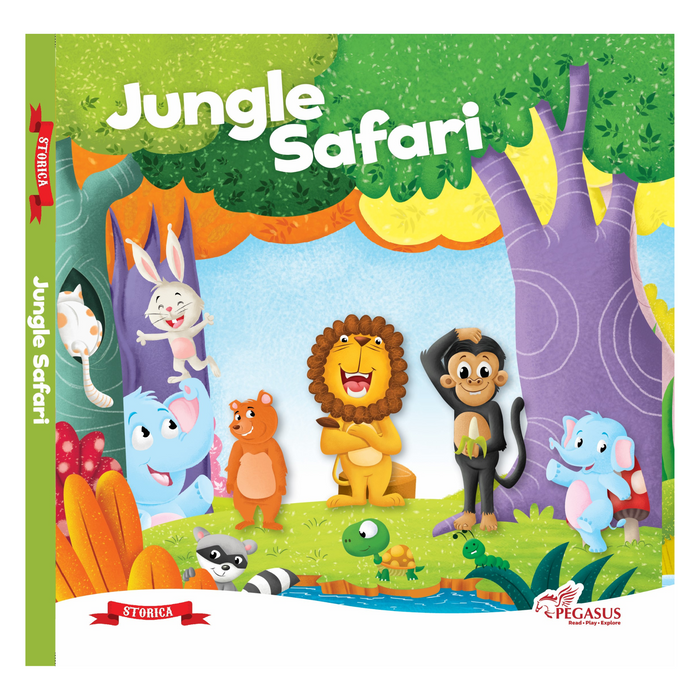 Finger Puppet Story Book - Jungle Safari