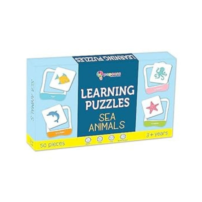 Learning Puzzles Sea Animals for Kids