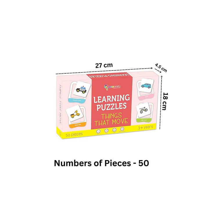 Learning Puzzles Things That Move for Kids