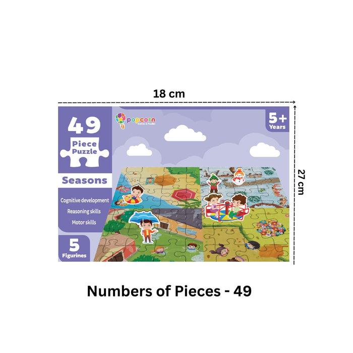 Seasons - 49 PIECE PUZZLE + FIGURINES