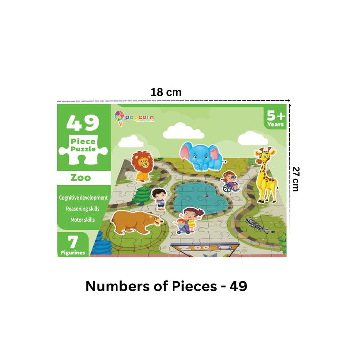 Animal Habitats - 49 PIECE PUZZLE + FIGURINES