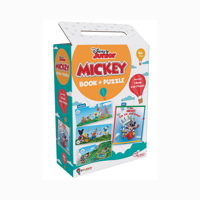 Mickey & Friends (Book & 60 Piece Puzzles)