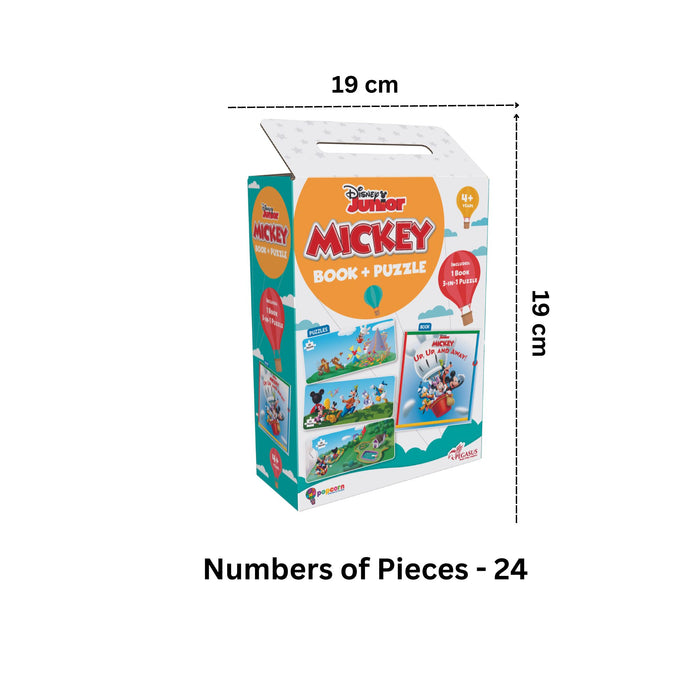 Mickey & Friends (Book & 60 Piece Puzzles)