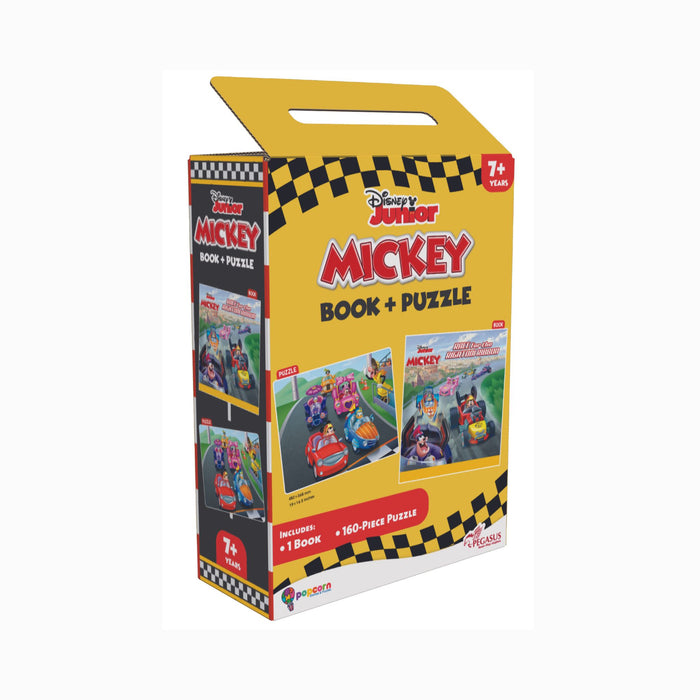 Mickey & Friends (Book + 160 Glitter Piece Puzzles)