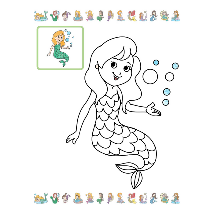 My First Mermaid Colouring Book