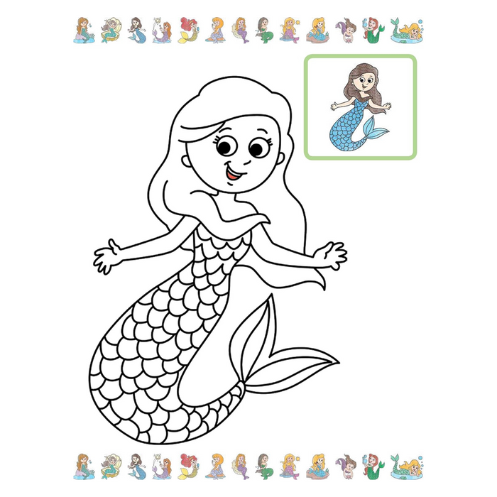 My First Mermaid Colouring Book