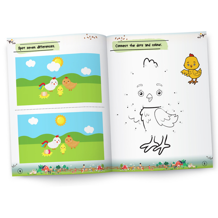 Pet & Farm - Activity Book