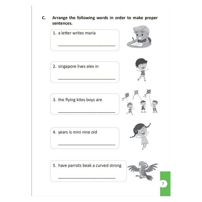 Pegasus Primary English Grammar for Student - Book 1