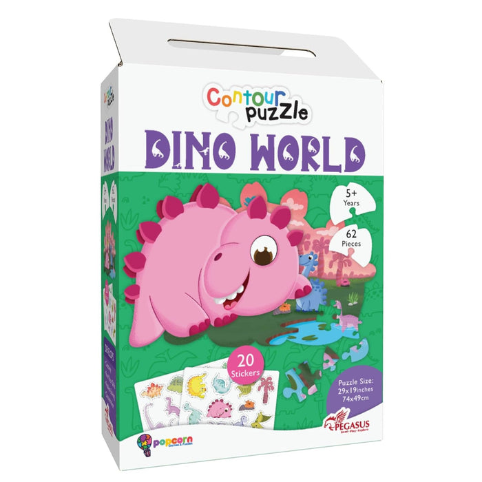 World of Dinosaurs -(CONTOUR PUZZLE)