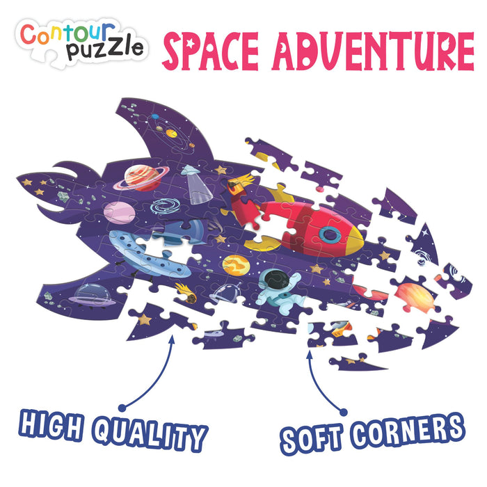 Space Adventure- (CONTOUR PUZZLE)