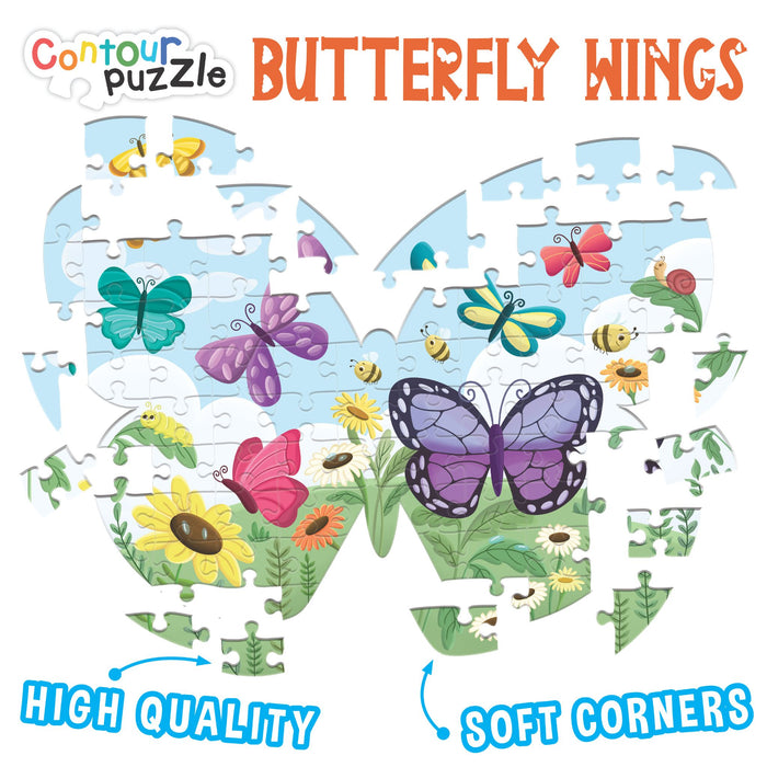 World of Butterfly- (CONTOUR PUZZLE)