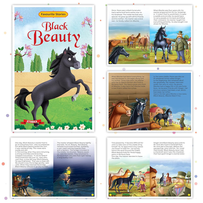 Set of 10 Favourite Stories Books for Kids- Robinhood, Snow White, Alice in Wonderland & Others