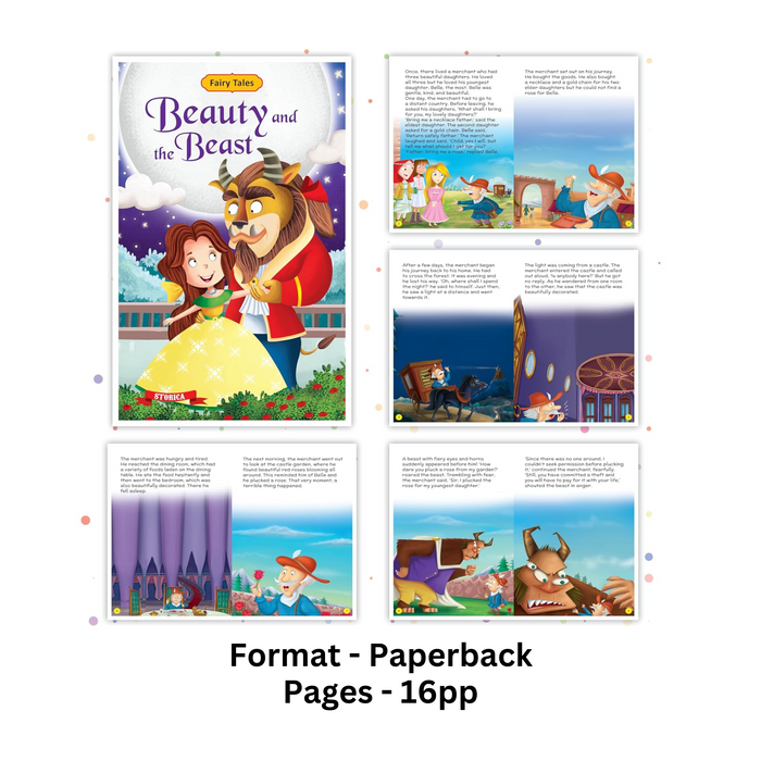 Set of 10 Fairy Tales Story Books for Kids - English Short