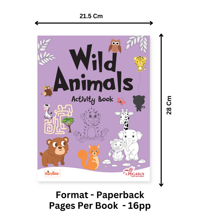 Wild Animals - Activity Book