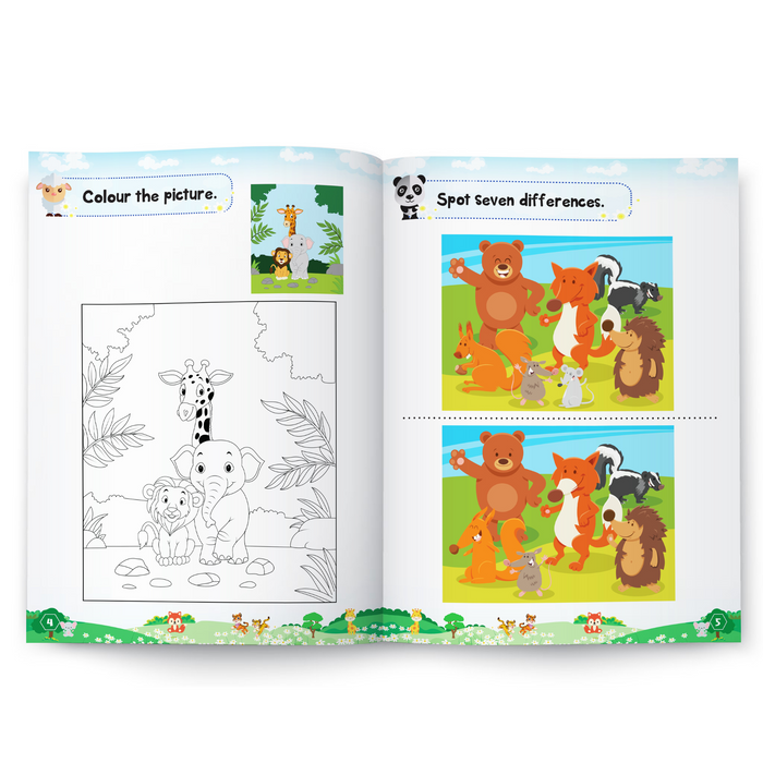 Wild Animals - Activity Book