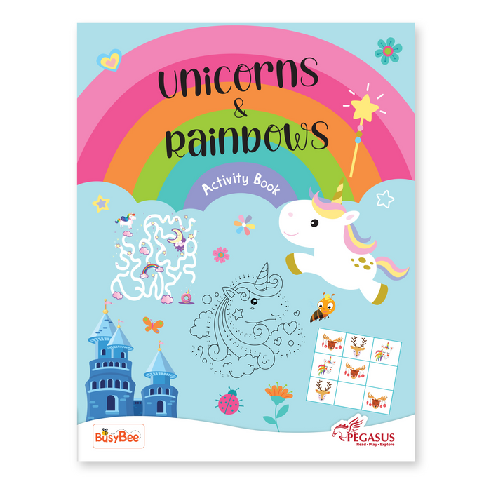 Pegasus Activity Book : Unicorns & Rainbows