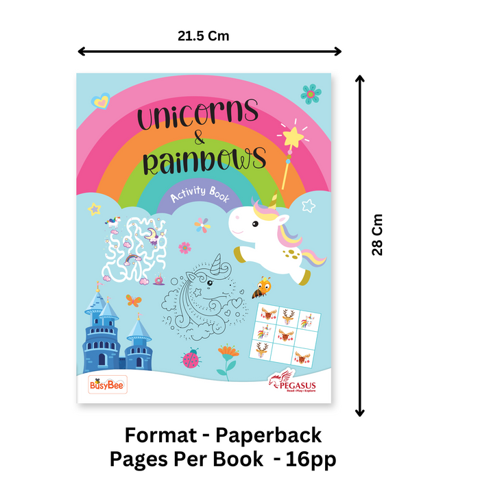 Pegasus Activity Book : Unicorns & Rainbows