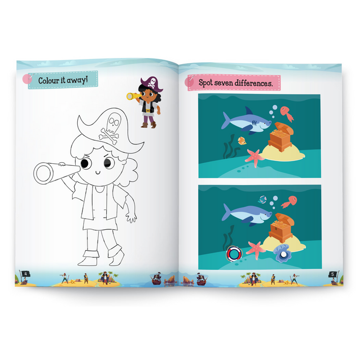 Pegasus Activity Book : Pirates & Treasure