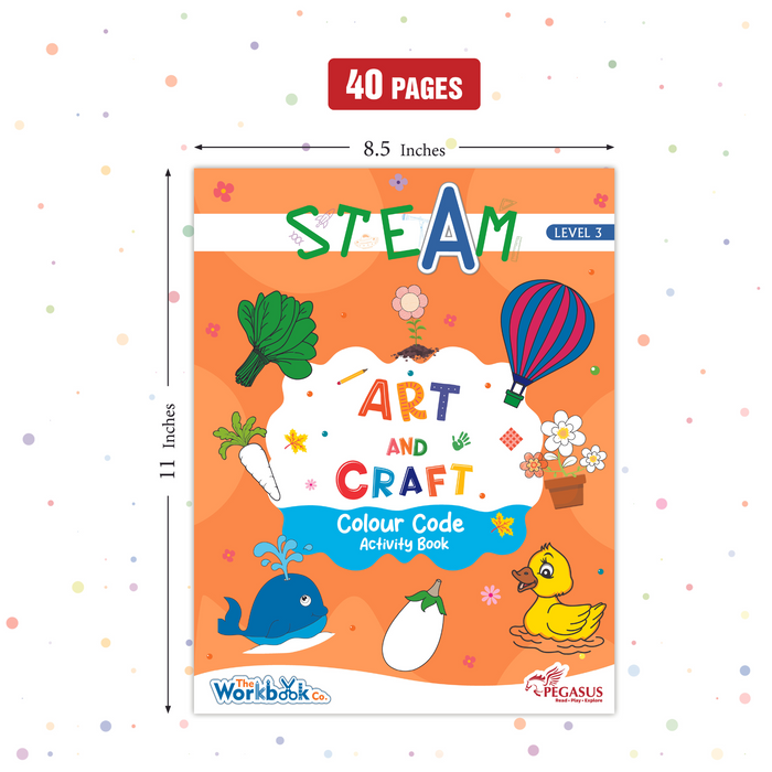 STEAM Art And Craft-  Paper Craft Activity Book-Level 2