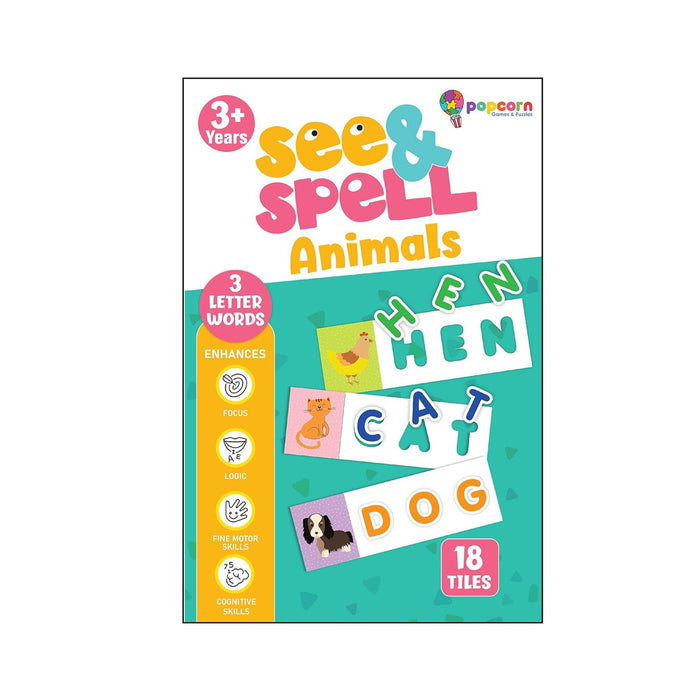 See & Spell Puzzle - Animals