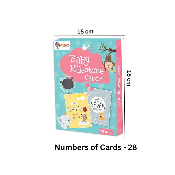 Popcorn Games & Puzzles - Baby Milestone Cards