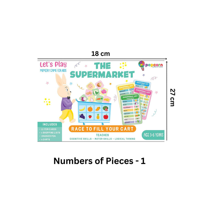 Popcorn Games & Puzzles -  The Super Market Game -  The Fun Memory Game for Kids