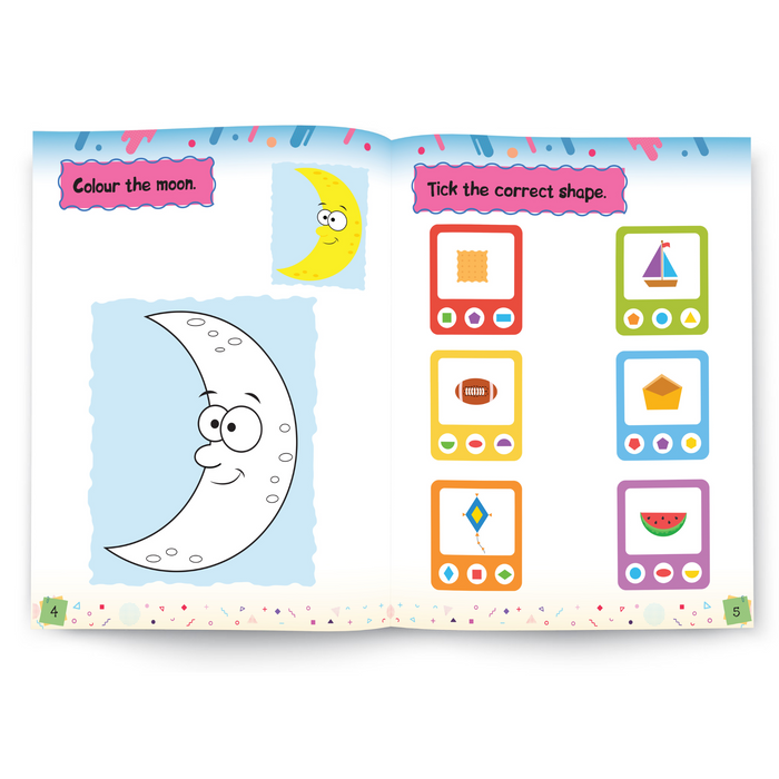 Pegasus Activity Book : Colours & Shapes