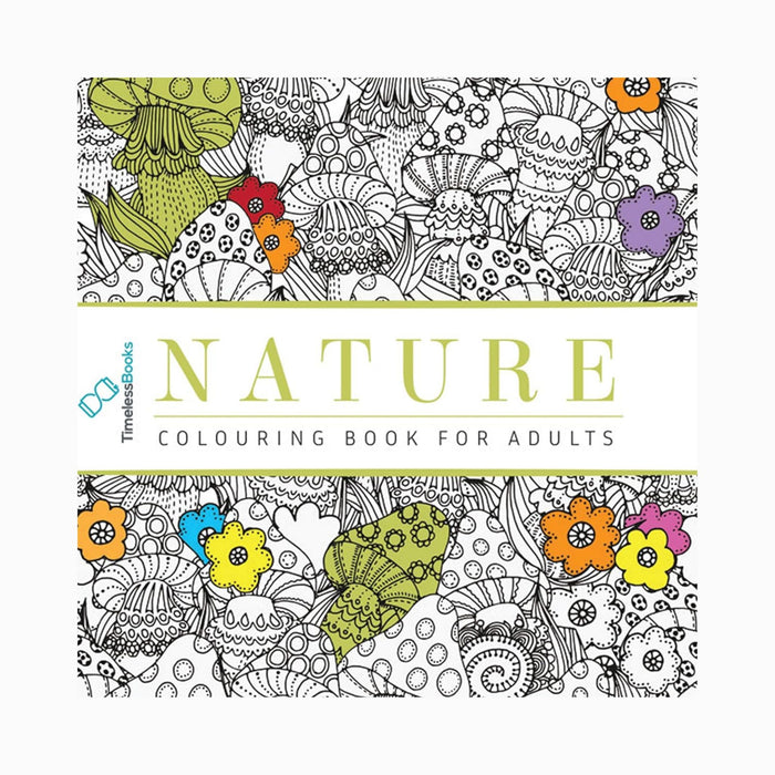 Nature - Adult Colouring Book