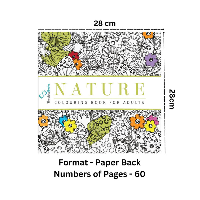 Nature - Adult Colouring Book