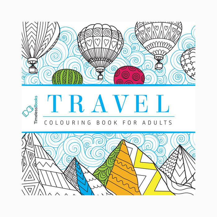 Travel - Adult Colouring Book