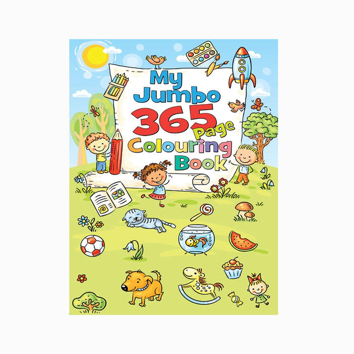 My Jumbo 365 Page Colouring Book: (365 Colouring Book)