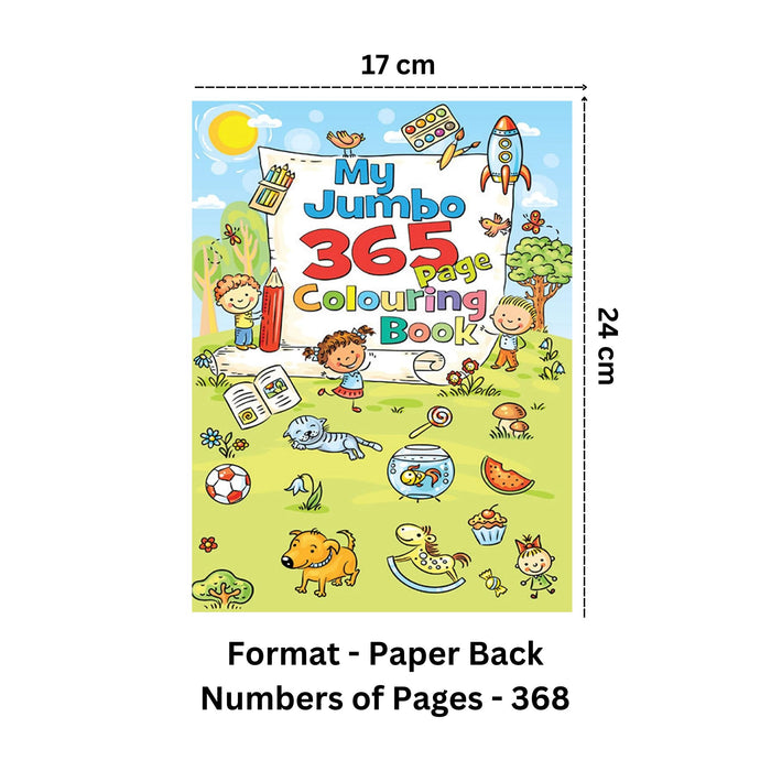 My Jumbo 365 Page Colouring Book: (365 Colouring Book)
