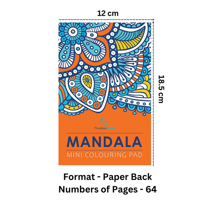 Mandala - Mini Adult Colouring Pad