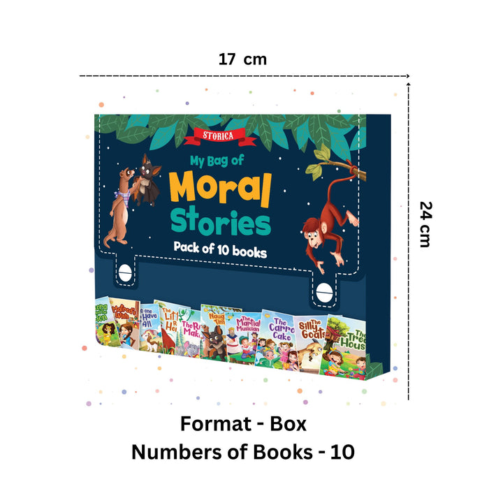 Moral Story Bag- Pack of 10 Books