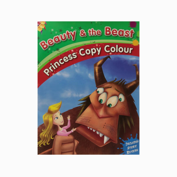 BEAUTY & THE BEAST - PRINCESS COPY COLOURING BOOK