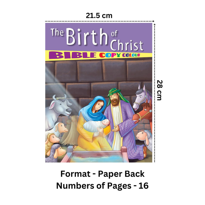 THE BIRTH OF CHRIST - Colouring Book