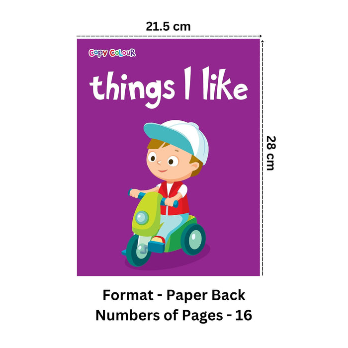 THINGS I LIKE-Copy Colour - Paperback