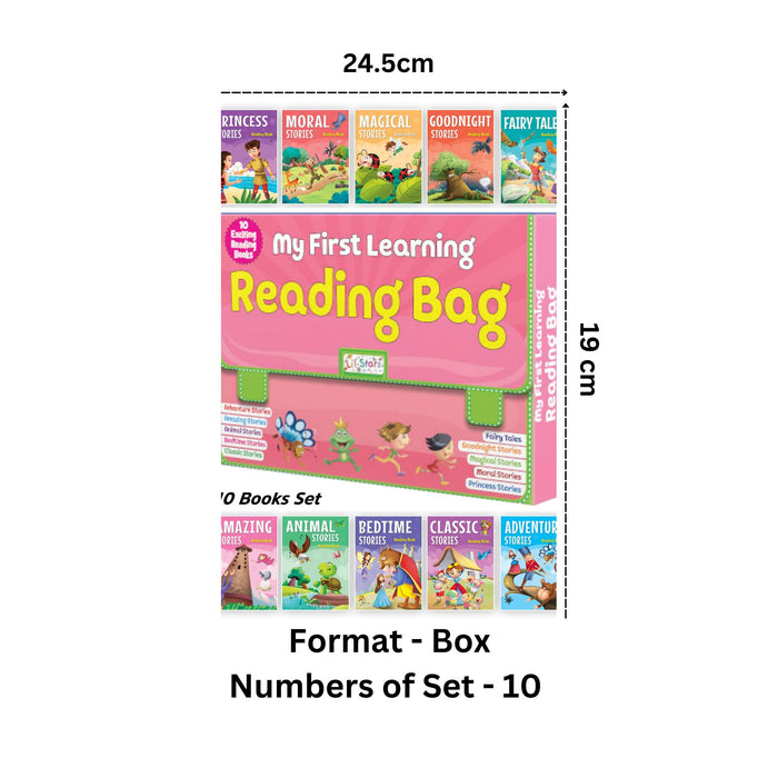 My First Learning Reading Bag - Set of 10 Exciting Reading Books